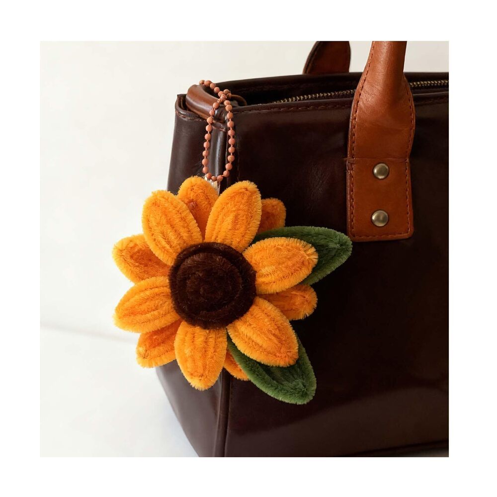 1660 Sunflower Keychain Car Rearview Mirror Hanging Accessories
